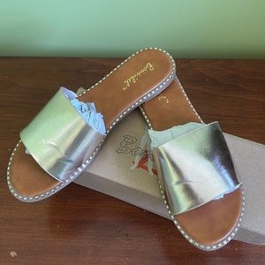 Metallic Gold Sandals